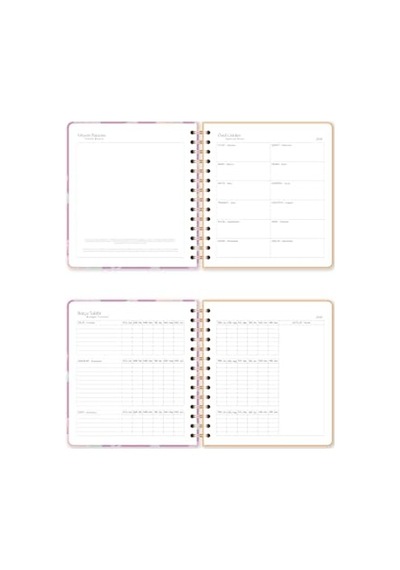 Colors A5 60 Yaprak Çizgili Defter, Pembe Açık Gri