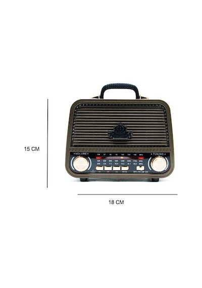 Retro Taşınabilir Şarjlı Radyo
