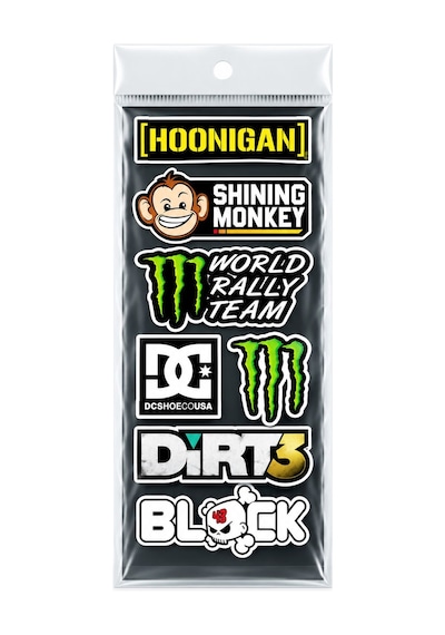 Motosiklet Sponsor Sticker Etiket Seti Fosforlu Folyo Kask Grenaj Model 3