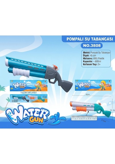 Pompalı Su Tabancası 45 Cm