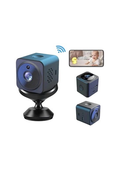 Akıllı Mini Kamera 1080p Hd Wifi Mobil Uygulamalı Şarjlı Gece Görüşlü Çift Yönlü Ses Kart Destekli