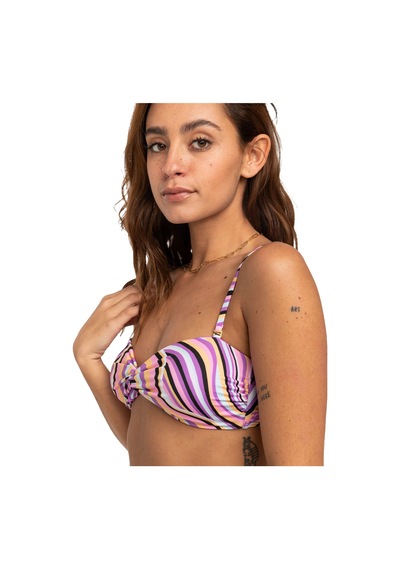 Bıllabong Billabong Kadın Bikini Üst Sol Searcher Draped Bandeau Mgq3 Çok Renkli