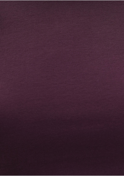 Mavi - Bordo Basic Crop Tişört 1600814-70434 Bordo