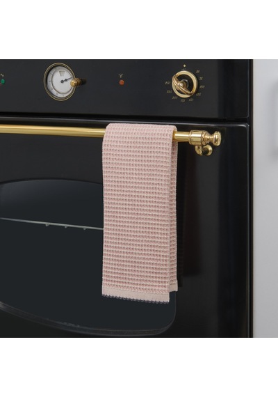 Soft Waffle Mutfak Havlusu - Pembe - 30x50 Cm Çok Renkli