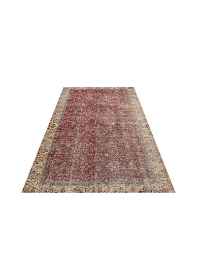 Gerçek El Dokuma Eskıtme Vıntage Halı 144 X 235 Cm 9591