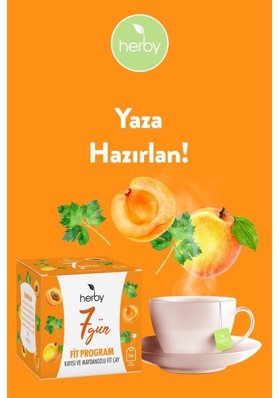 7 Gün Fit Program - Kayısı Ve Maydanozlu Fit Çay 4'lü
