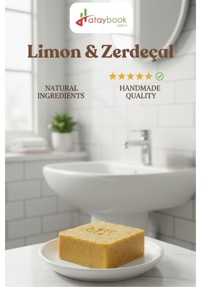 Zerdeçal Sabunu Limonlu 1 Adet 110g Doğal