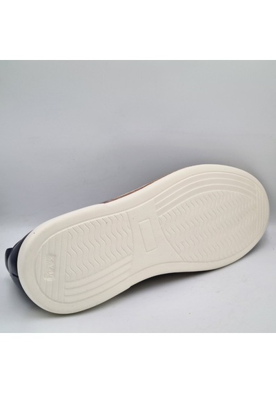 Lbr H1046 Lavivert Hakiki Deri Eva Taban Erkek Günlük Casual Ayakkabı Lacivert