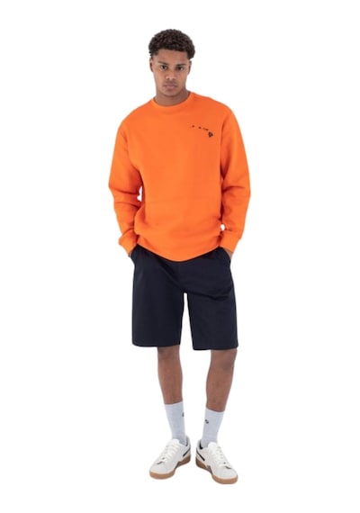 Hurley Hurley Good Kai Tiki Crew Erkek Sweatshirt 6656 Çok Renkli