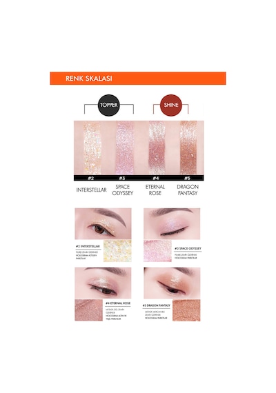 Missha Işıltılı ve Parlak Glitter Likit Göz Farı No.3 Space Odyssey Glitter Prism Liquid Eyeshadow Topper