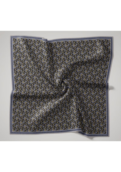 Silk Home Soft Eşarp 73077-06 Siyah, Gök Mavi, Sarı