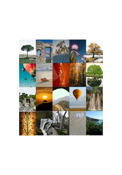 20 Adet A5 Doğa Ve Orman Temalı Poster Seti Green Aesthetic Duvar Kolajı Dekoratif Oda Afiş Seti