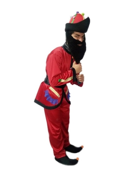Kostümsarayı Yetişkin Karagöz Kostümü Lüks