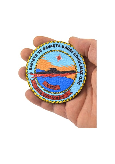 Tcg Dolunay - Cırt - Patch - Peç - Arma - 8 Cm Çok Renkli