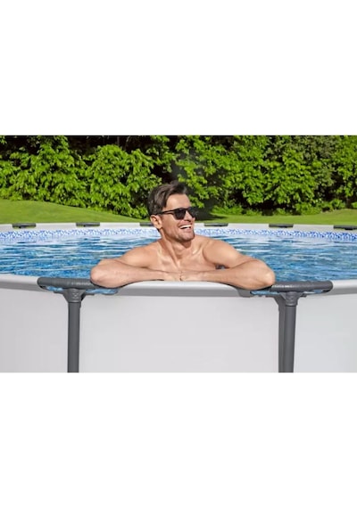 Bestway 56462 Steel Pro Büyük Aile Yüzme Havuzu 549 X 122 Cm