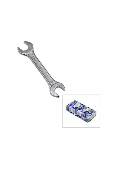 Tıtanıc Tools Doe Spanner Code-21 Açık Anahtar 12x13mm Drop Forged Double Open End Spaıner - 12'li Paket