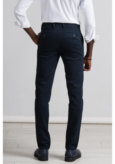 Perpant Kanvas Kışlık Kumaş Pamuklu Likralı Slimfit Pantolon 001