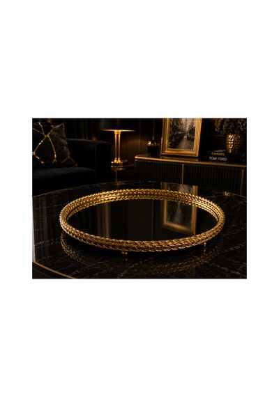 Sleep Nova Royal Mirror Gold Aynalı Dekoratif Tepsi