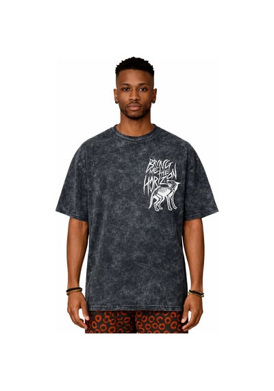 Tasarım Bring Me The Horizon Müzik Grubu Sırt Baskılı Unisex Over Siyah