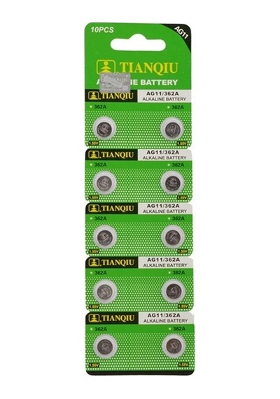 Tedar Tıanqıu Ag11 Lr721/362 Alkalin 10'lu Düğme Pil Najmaddin