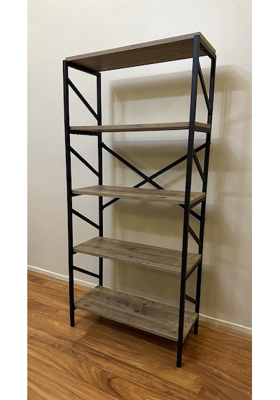 Modern Style Home Metal Kitaplık 5 Raflı Çok Amaçlı Dosya Kitap Rafı Ofis Salon Raf 150 Cm Ceviz Kahverengi Modernk04 Modern Style Home Metal Kitaplık 5 Raflı Çok Amaçlı Dosya Kitap Rafı Ofis Salon Raf 150 Cm Ceviz Kahverengi Modernk04