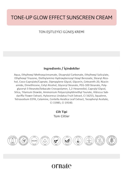 Aydınlatıcı, Ton Eşitleyici, Glow Effect Hibiskus, Pitaya Ve Centella Spf50+ Güneş Kremi 50 Ml 4.8 130 Değerlendirme Fotoğraflı Yorum İconu
