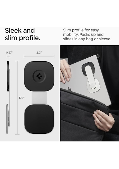 Webcam iPhone İçin Manyetik Telefon Tutucu Magsafe Özellikli Monitor / Laptop İle Uyumlu Gümüş - Amp06049 Tr Garantili