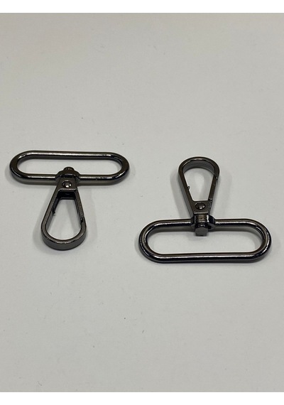 Karantuhafiye Çanta Kancası / Büyük Klasik Model / 2 Li Set Antrasit Antrasit