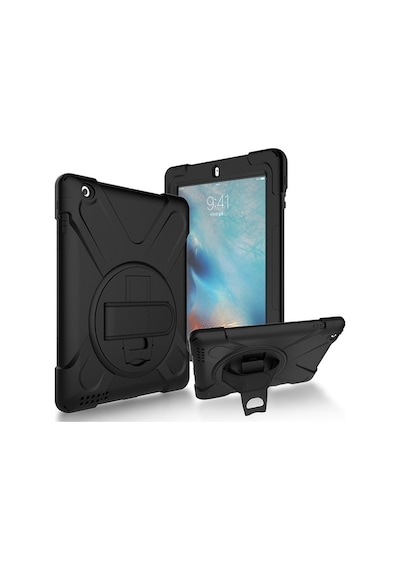 Apple Uyumlu iPad 2 3 4-Shockproof Katmanlı Standlı Zırh Kılıf (323355826)