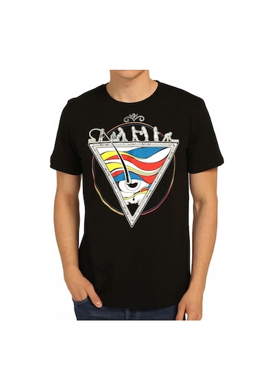 Bant Giyim - Piramit Siyah Erkek T-Shirt Tişört