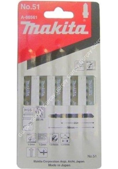 Makita A-86561 - No.51 Dekupaj Testere 5'Li Paket