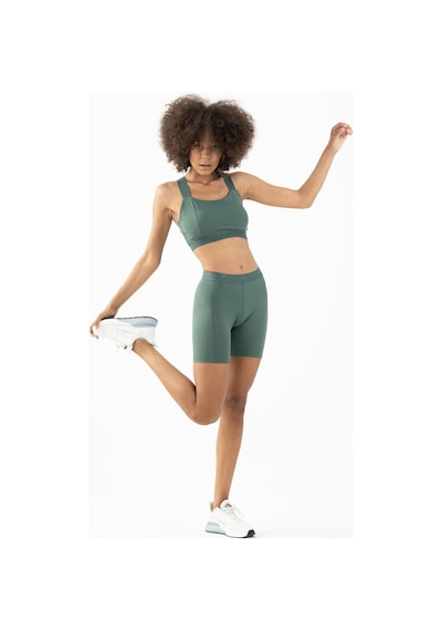 Maraton Active Slimfit Kadın Şort Fitness Yeşil Şort 22283-yeşil Yeşil