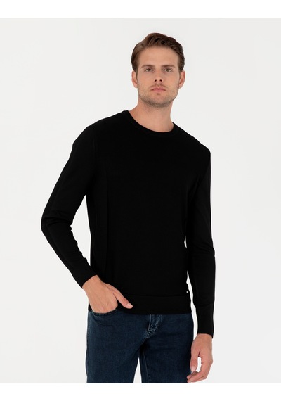 Pierre Cardin Erkek Siyah Kazak /triko 50296455-vr046 Siyah