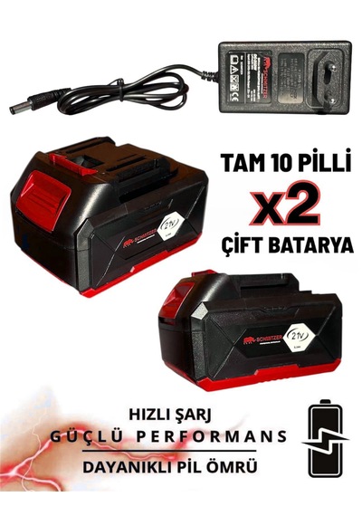 Schmıtzer Sch-2002k Pro 21v Brushless Motor Yüksek Basınçlı Şarjlı Oto Araba Yıkama Makinesi 3 Kademe Dijital Göstergeli 30