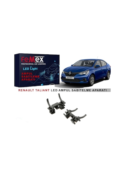 Renault Talıant H7 Led Ampul Uzun Far Tutucu Sabitleme Aparatı