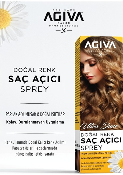 Agiva Doğal Renk Açıcı Saç Spreyi 150 Ml (547648389) Agiva Doğal Renk Açıcı Saç Spreyi 150 Ml (547648389)