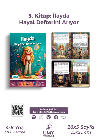 Umy Yayınları Kitapların İzinde Seti 5 Kitap - Çocuklar İçin Hayal Gücü, Dikkat Ve Problem Çözme Becerisi Geliştiren Macera Seti