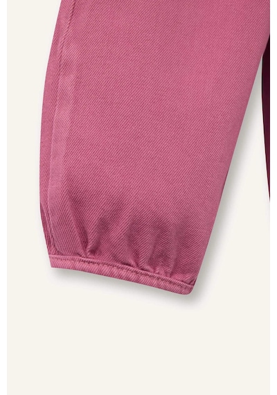 Defacto Regular Fıt Esnek Bantlı Paça Gabardin Pantolon Kız Bebek G8139a526spbr123 Bordo-br123