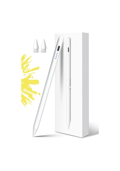 Novstrap Apple Uyumlu iPad  10. Nesil 11. Nesil A16 10.9 İnç İle Dokunmatik Tablet Kalemi Dz900 Gen3 Stylus Pencil Avuç İçi Reddi 2 Adet Yedek Uç