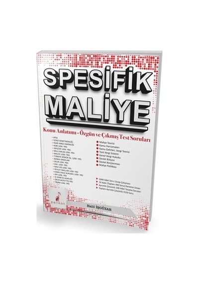 Kampanyalı Spesifik Maliye Konu Anlatımı Özgün Ve Çıkmış Test