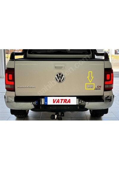 Amarok 3.0 Tdı Panamericana Uyumlu V6 Krom Bagaj Yazısı 3m 3d Abs