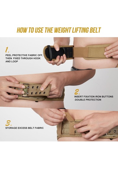 Erkekler Ve Kadınlar İçin Ağırlık Kaldırma Kemeri - Halter, Kuvvet Antrenmanı, Powerlifting, Squat Ve Deadlift İ
