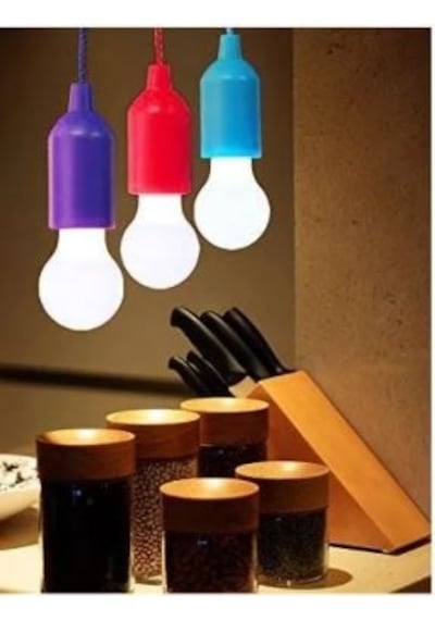 Cord Light Ch-6088 E27 Duy İpli Çek Yak Lamba Mor Pull