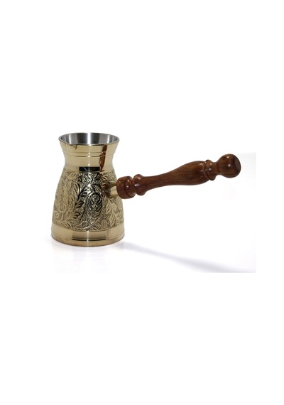 4 Adet Pirinç Cezve 4.75'' Ölçüsünde Geleneksel Türk Kahvesi İçin Cezve, Ibrik Ve Coffee Pot