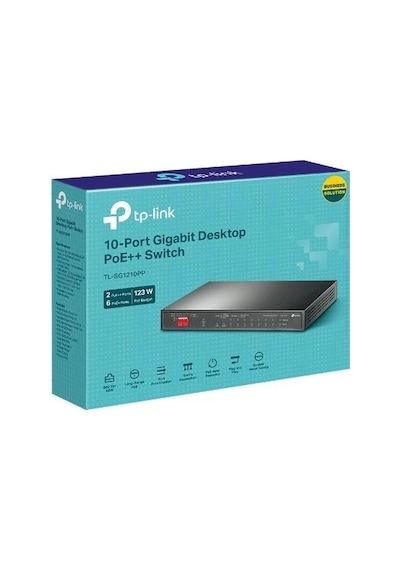 Tp Festa Tl-sg1210pp 123w 8ge Poe Switch,2ge Uplin