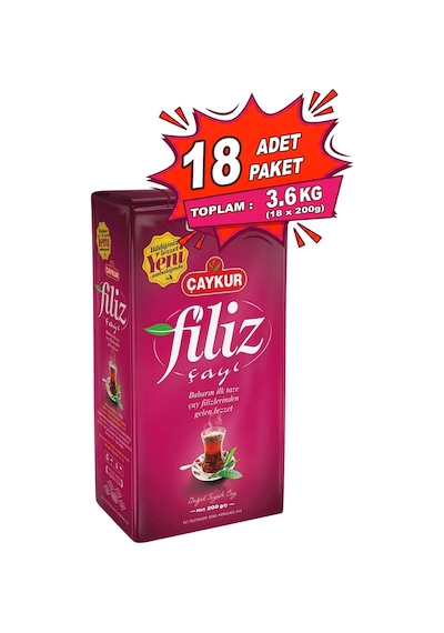 Filiz Çayı 200 Gr. Onsekizli Paket