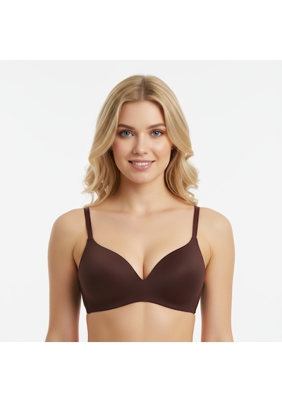 Bonbon Kadın Balensiz Kuplu Soft Bra Sütyen Bb2134 Kahverengi