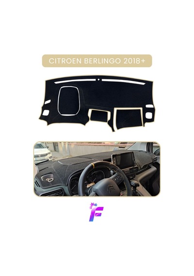Cıtroen Berlingo 2018+ Torpido Koruyucu Güneş Ve Yansımaya Karşı Kalkan Tam Koruma Ta49 Bej