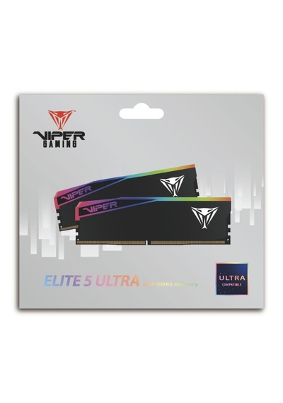 Patriot Viper Elite 5 Ultra Rgb 64gb 2x32 Ddr5 6400mhz Cl36 Gaming Ram Veur564g6436k