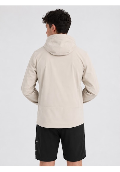 Umbro Milo Hooded Erkek Taş Gri Fermuarlı Kapüşonlu Spor Sweatshirt - Fc0501